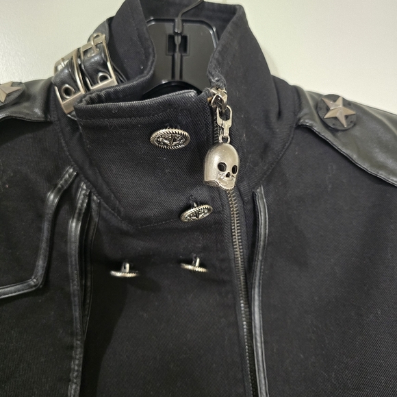 PUNK RAVE The Secret Order Dress Black Women's Small Goth Punk Grunge Emo - Picture 8 of 16